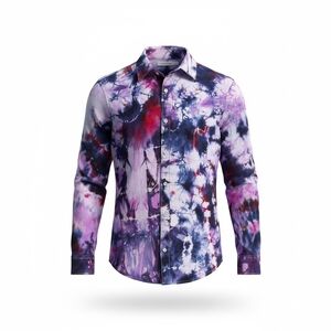 Men's Purple Tie-Dye Shirt